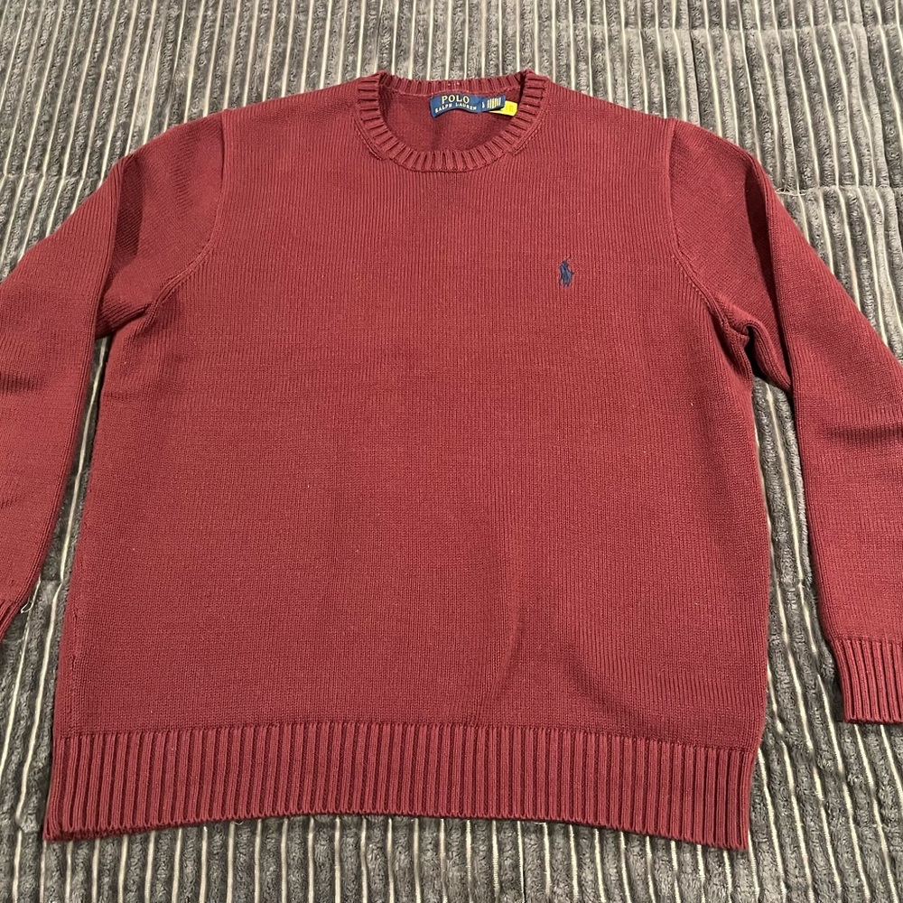 Polo by Ralph Lauren Men's Red Sweater